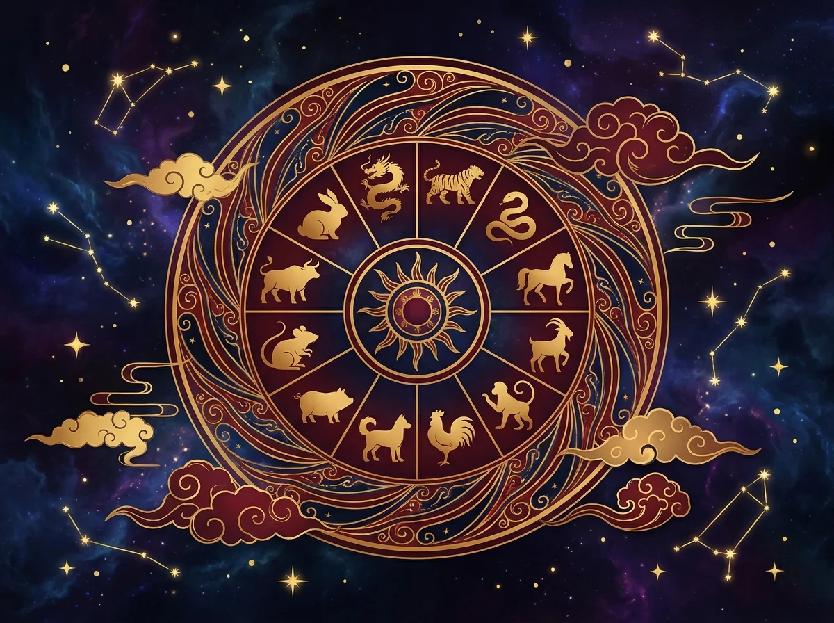Zodiaco Cinese illustration