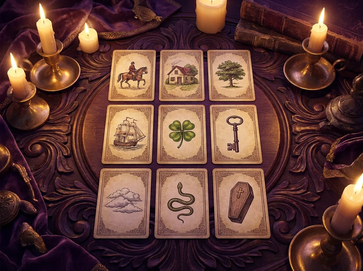 Lenormand Reading illustration