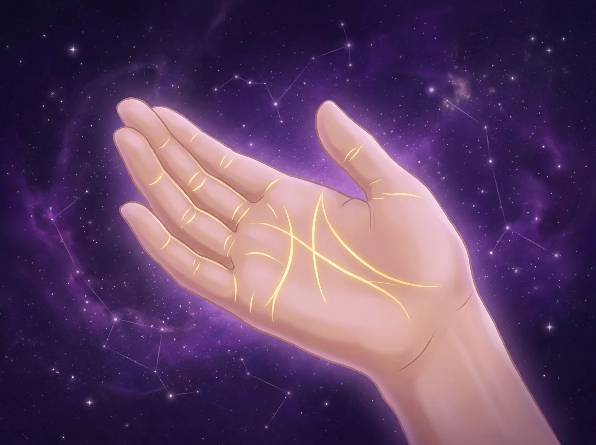 Palm Reading illustration